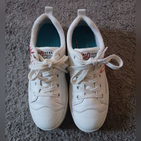 Skechers X JGoldcrown: Roadies - Love Zone Girls Size 4 PRE-OWNED RARE - Picture 2 of 7